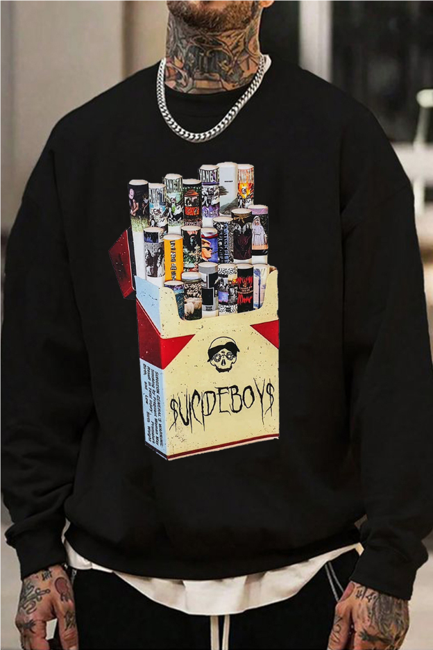 $uicideboy$ personalized print men's long-sleeved sweatshirt