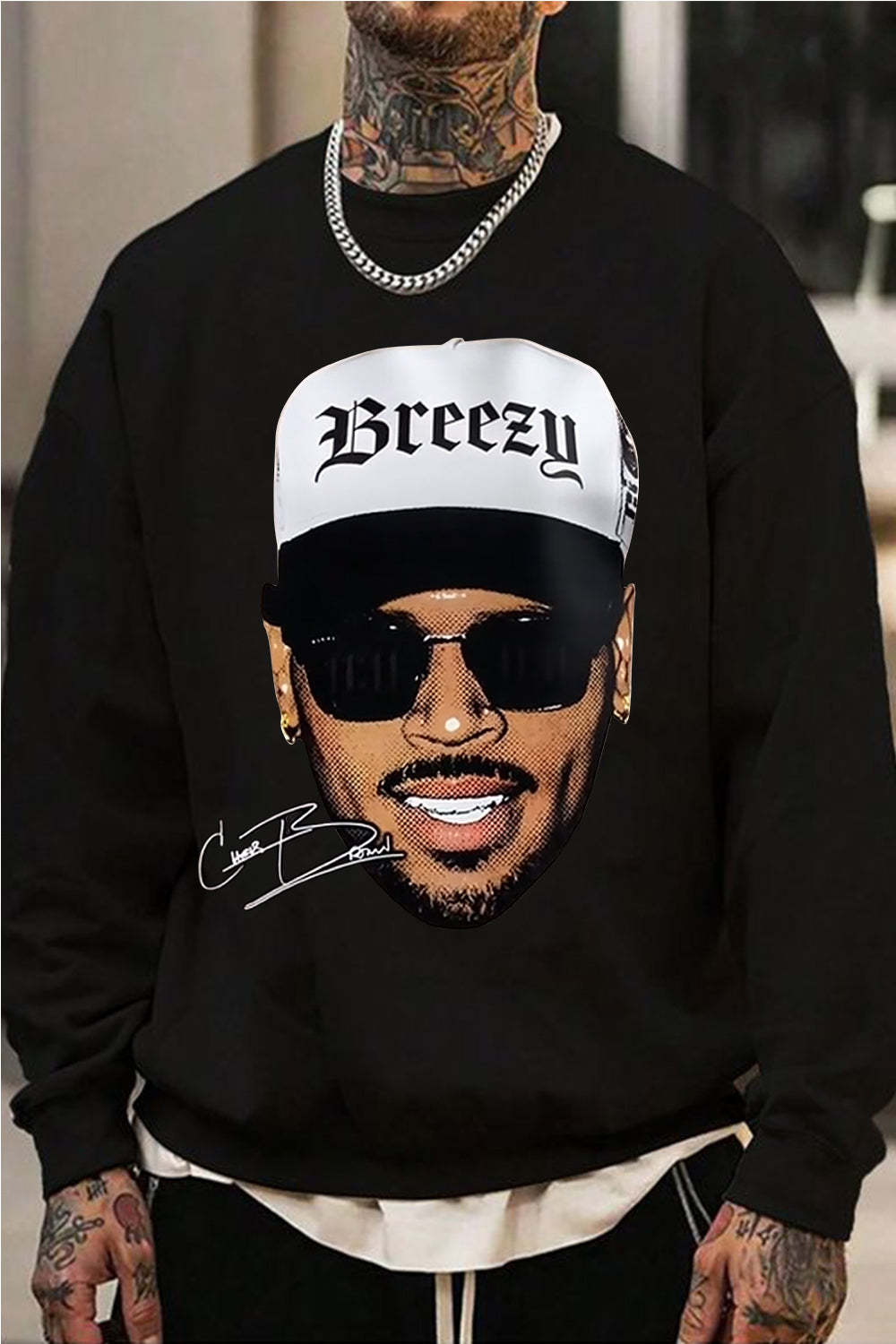 Breezy Chris Brown Merch Sweatshirt For Men