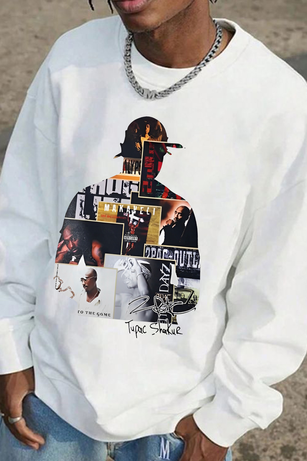 tupacisgoat men sweatshirt