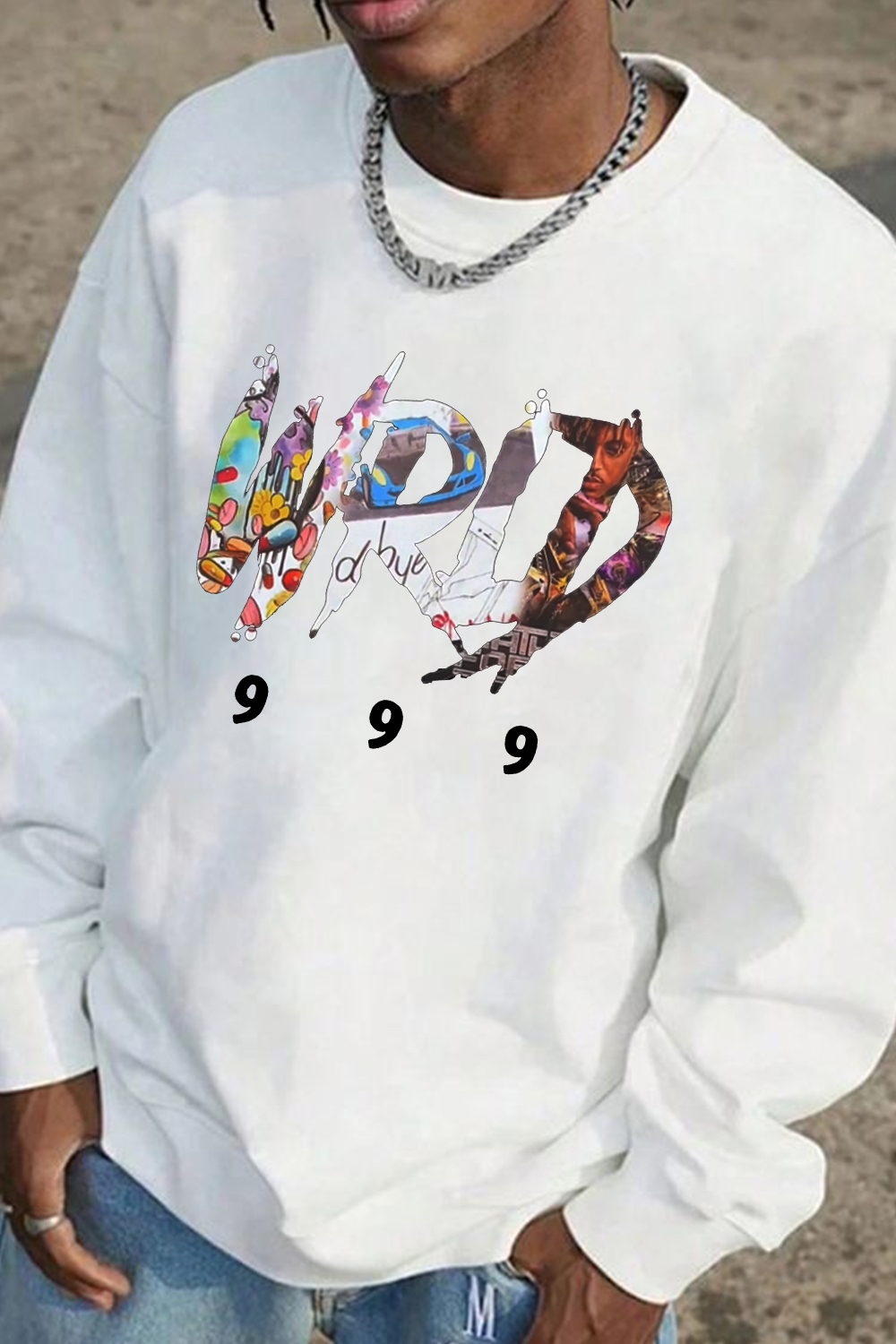 Juice Wrld Lettering Men's Sweatshirt