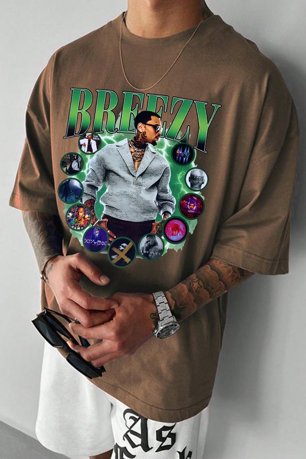 Chris Brown Breezy 1111 Tour tshirt For Men
