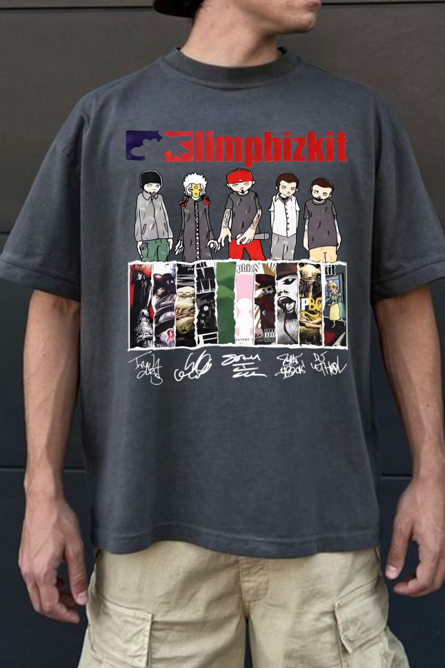 limpbizkitconcert printed Tee