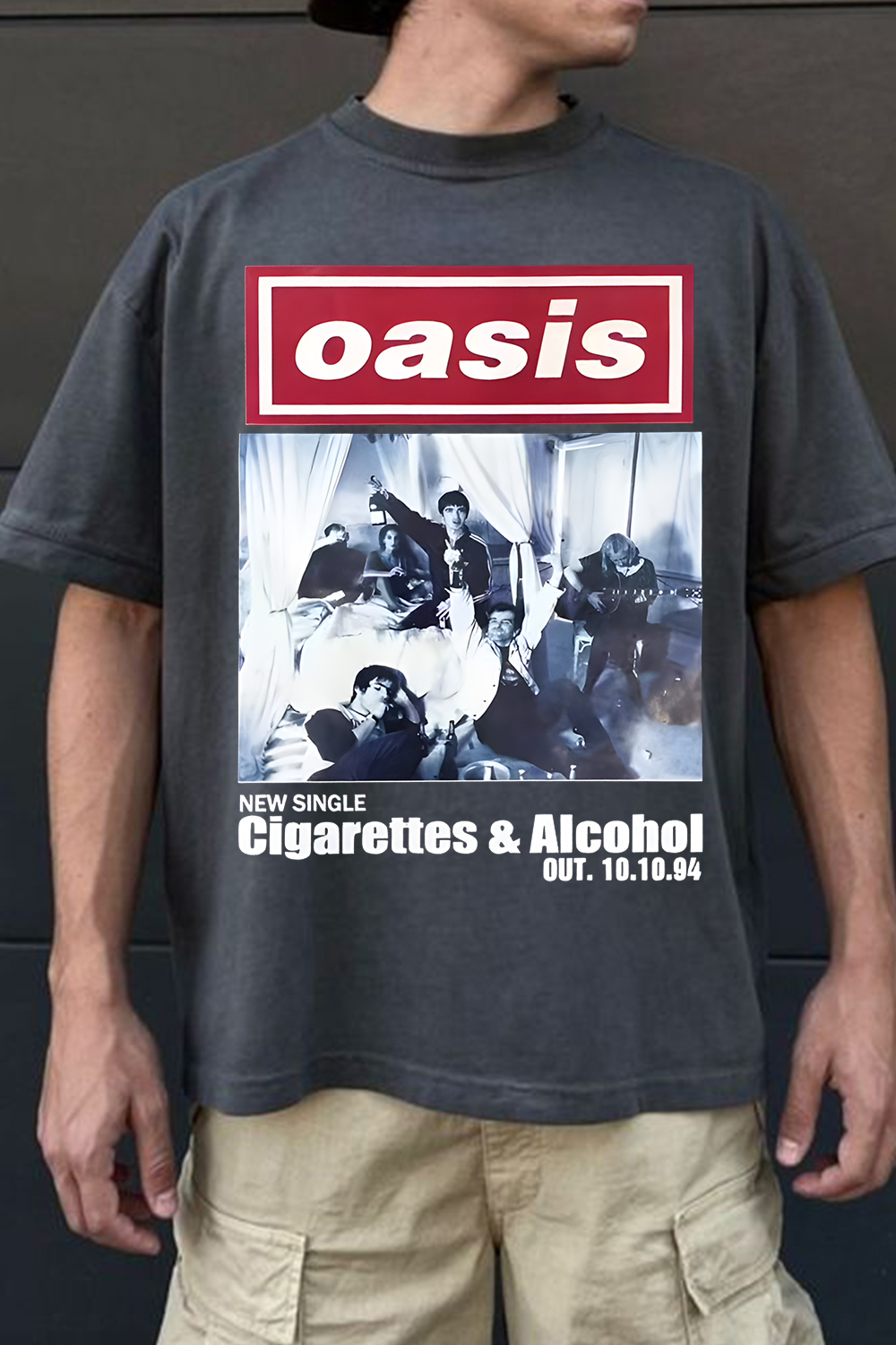 Oasis Unisex T Shirt Definitely Maybe Promo Official Reunion Tour 2025