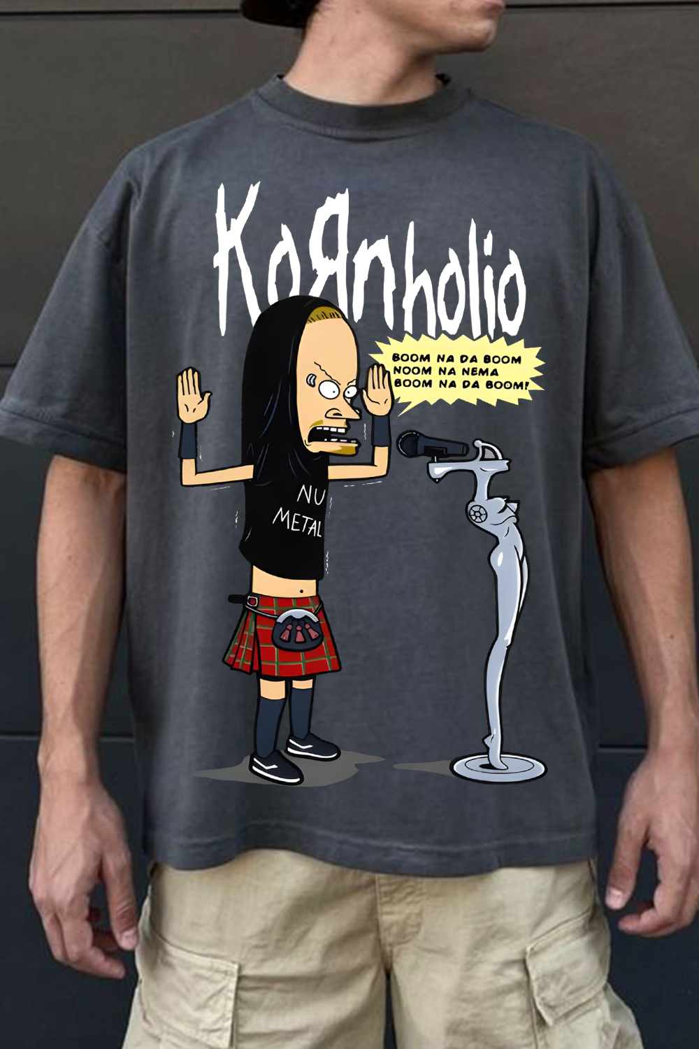 Korn Beavis and Butthead Shirt For Men