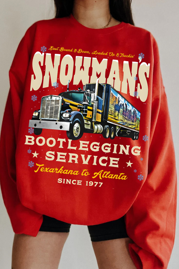 Christmas Smokey and the Bandit Women Sweatshirt