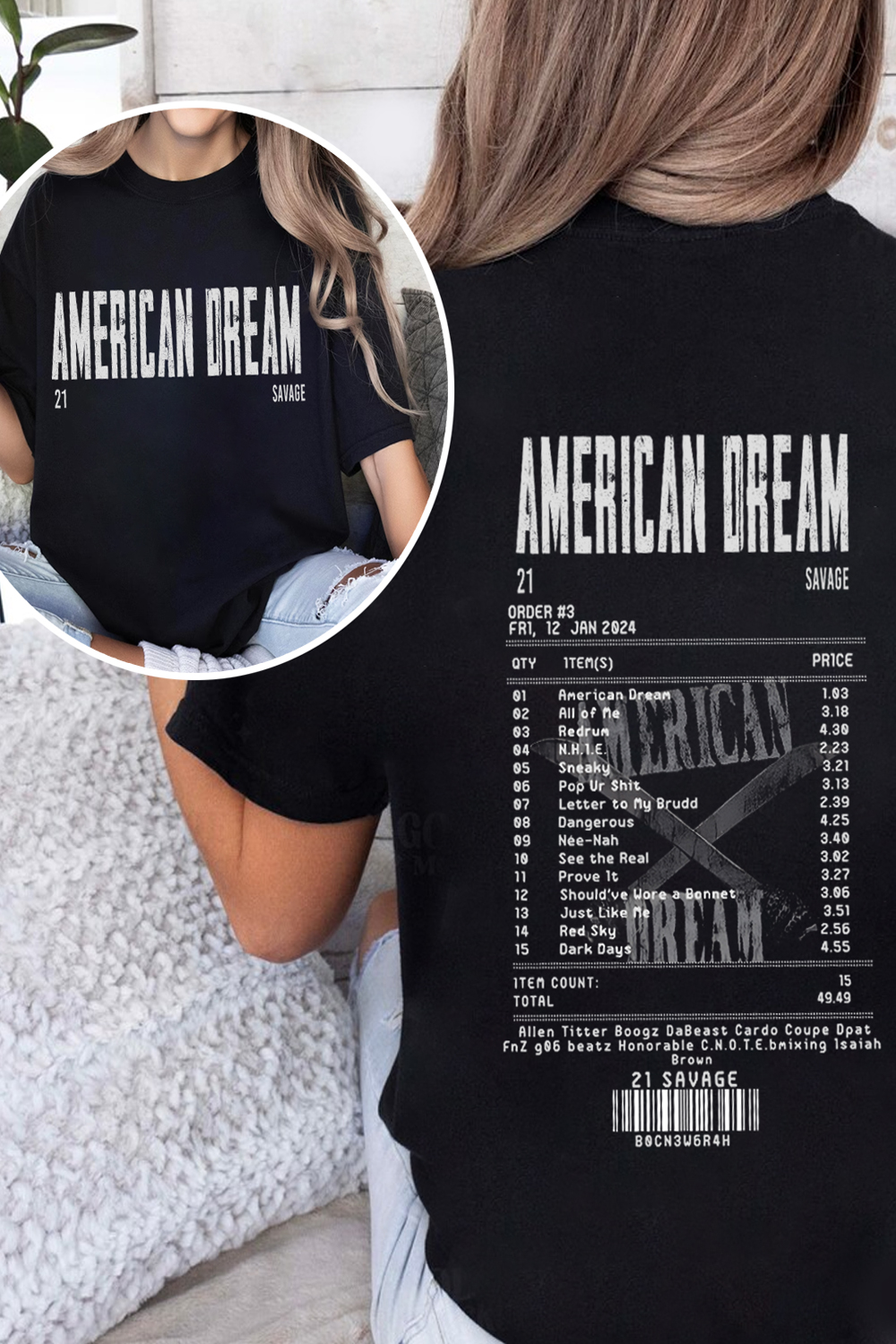 American Dream Album Tshirt