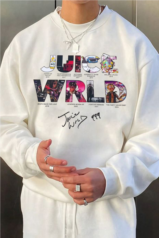 Juice wrld round neck men's sweatshirt