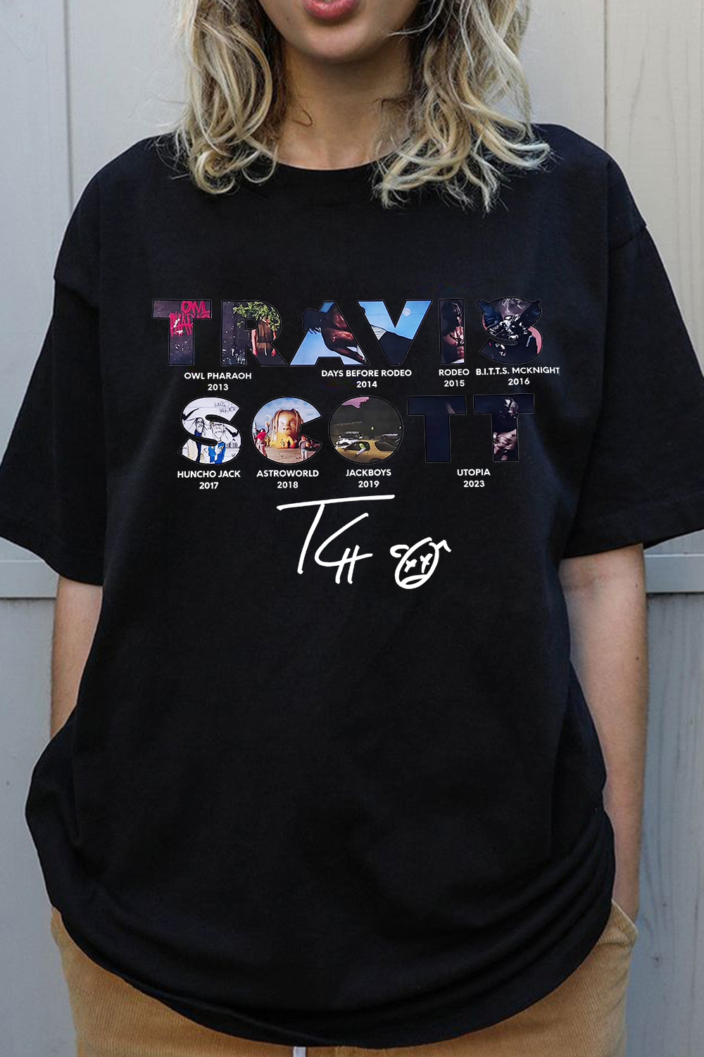 Travisscott personalized round neck T-shirt