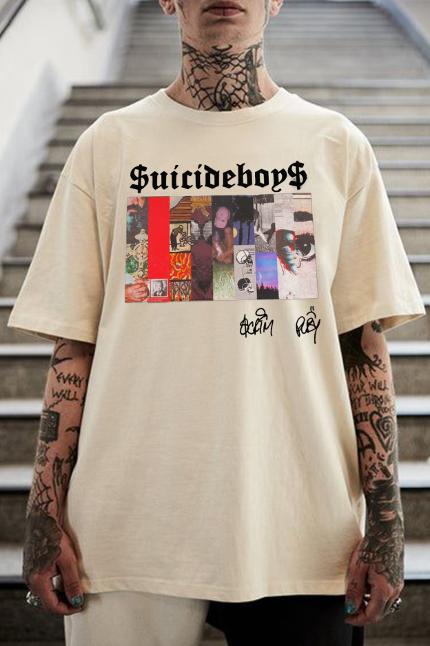 $uicideboy$ printed men's short-sleeved T-shirt