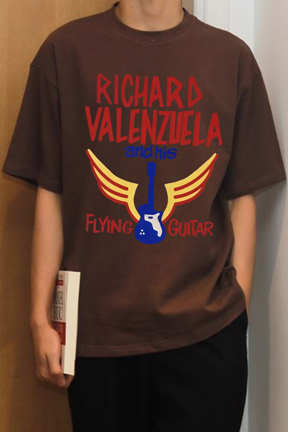 La bamba Movie Bob Richard Valenzuela and His Flying Guitar Tee For Men