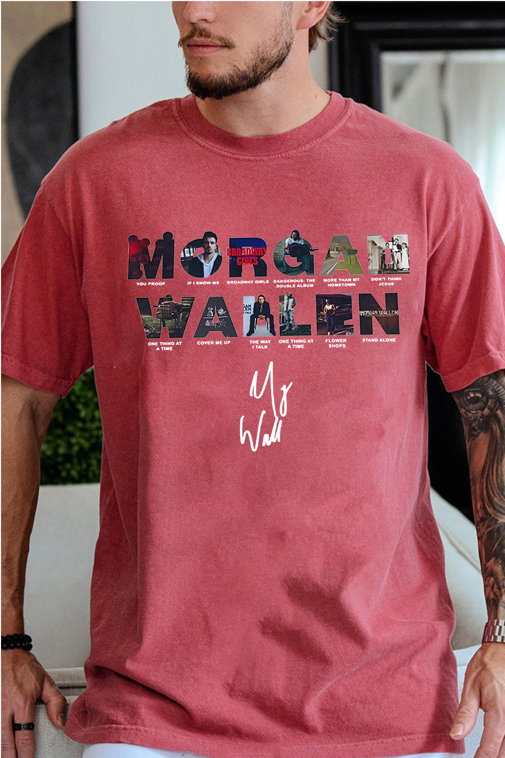 morganwallen short-sleeved men's t-shirt