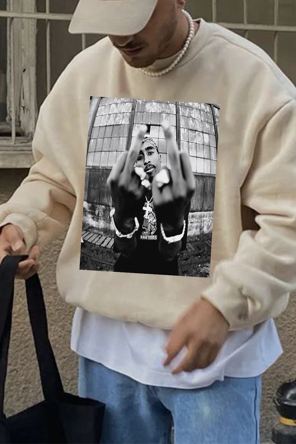 2Pac Shakur men sweatshirt