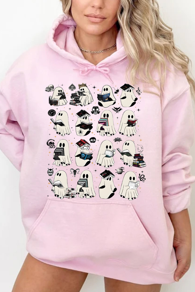 Ghost Reading Dark Romance Novels hoodies