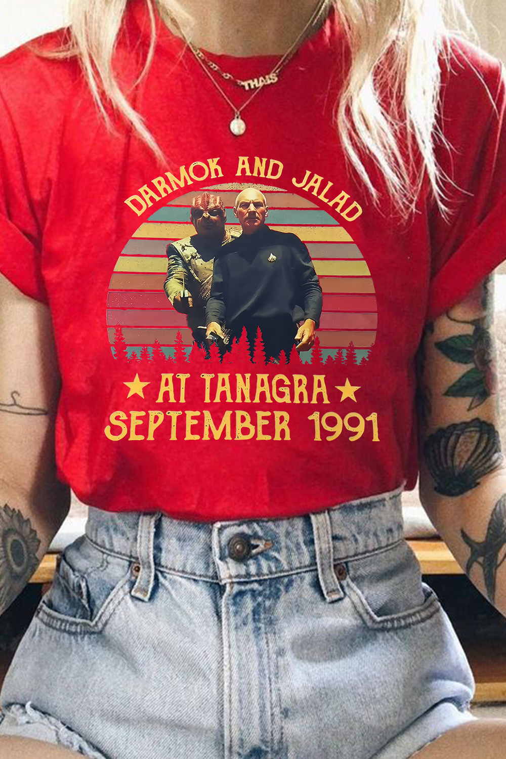 Darmok and Jalad At Tanagra September Startrek Tee For Women