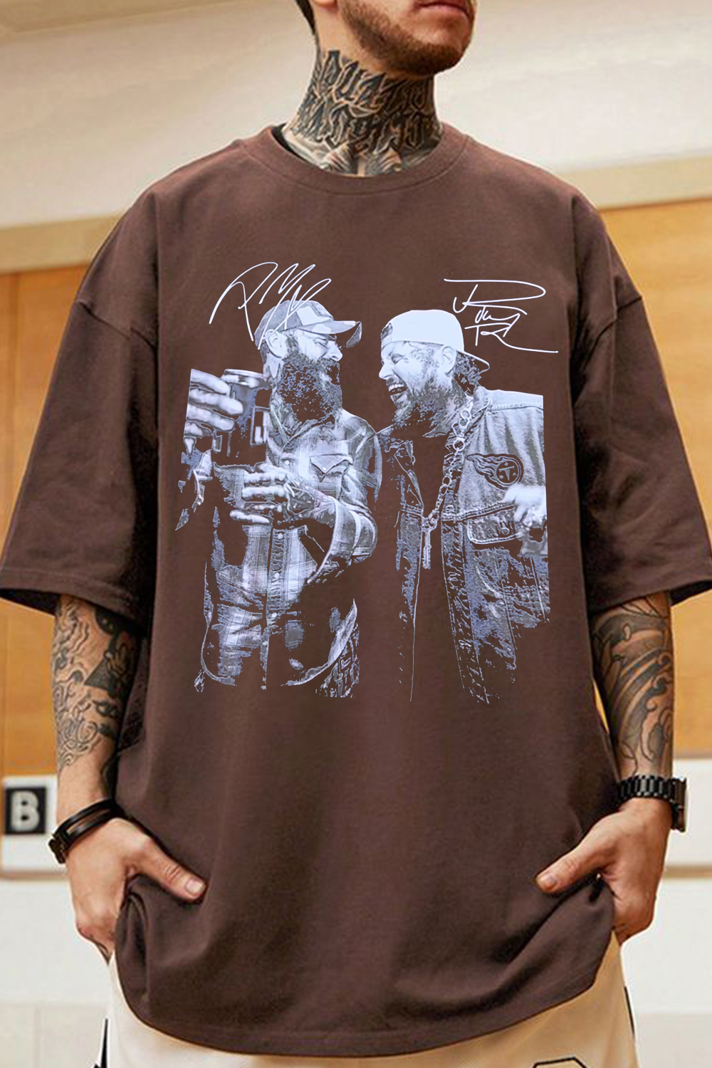 Postmalone&Jellyroll TEE