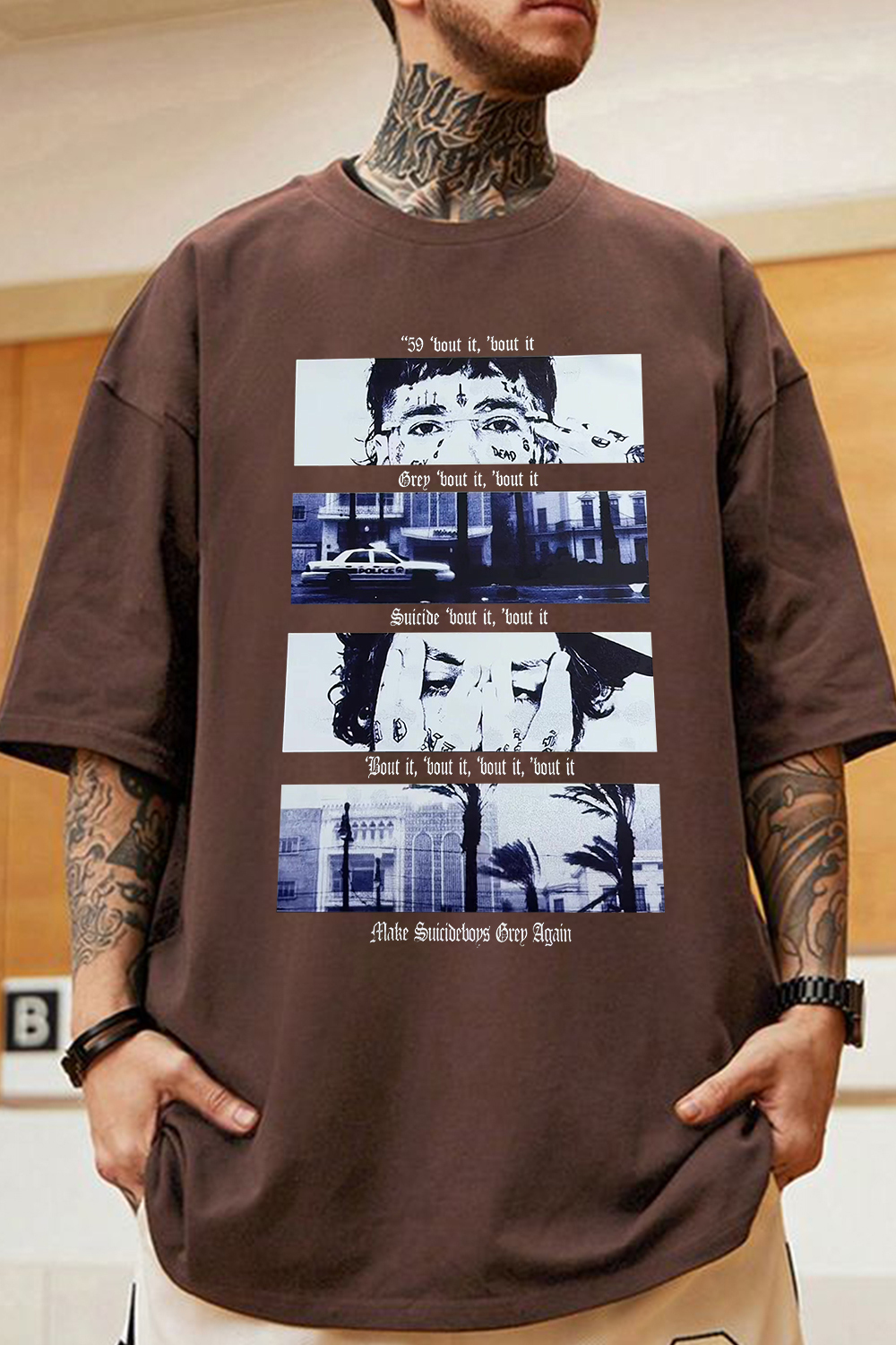 $uicideboy$ printed personalized men's t-shirt