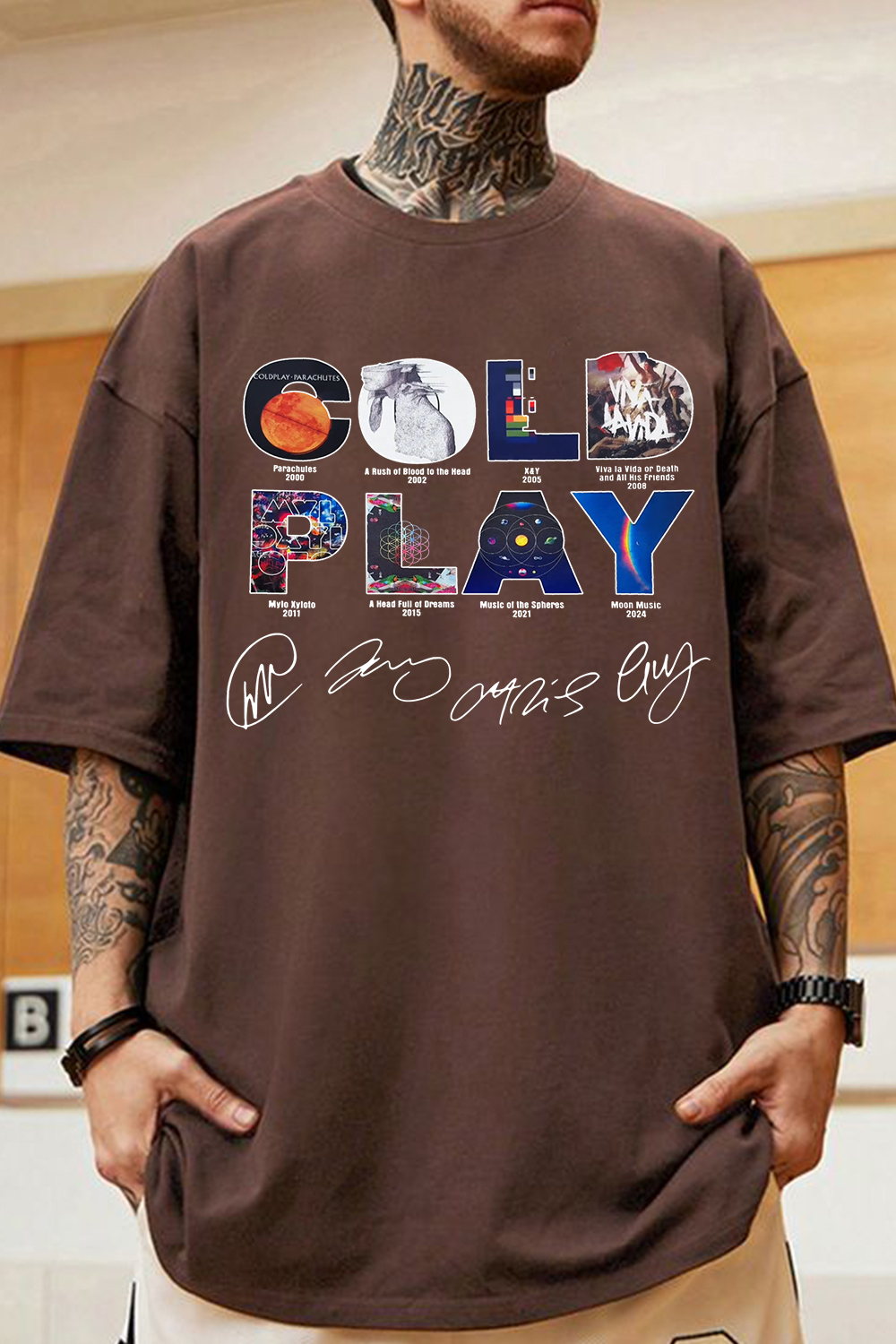 Coldplay shirt For men