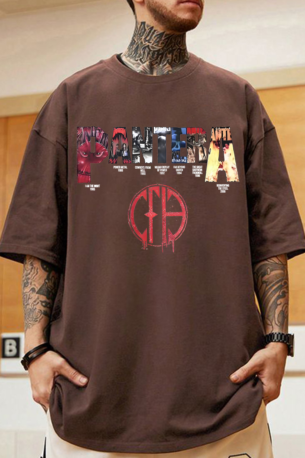 pantera short sleeve men t-shirt