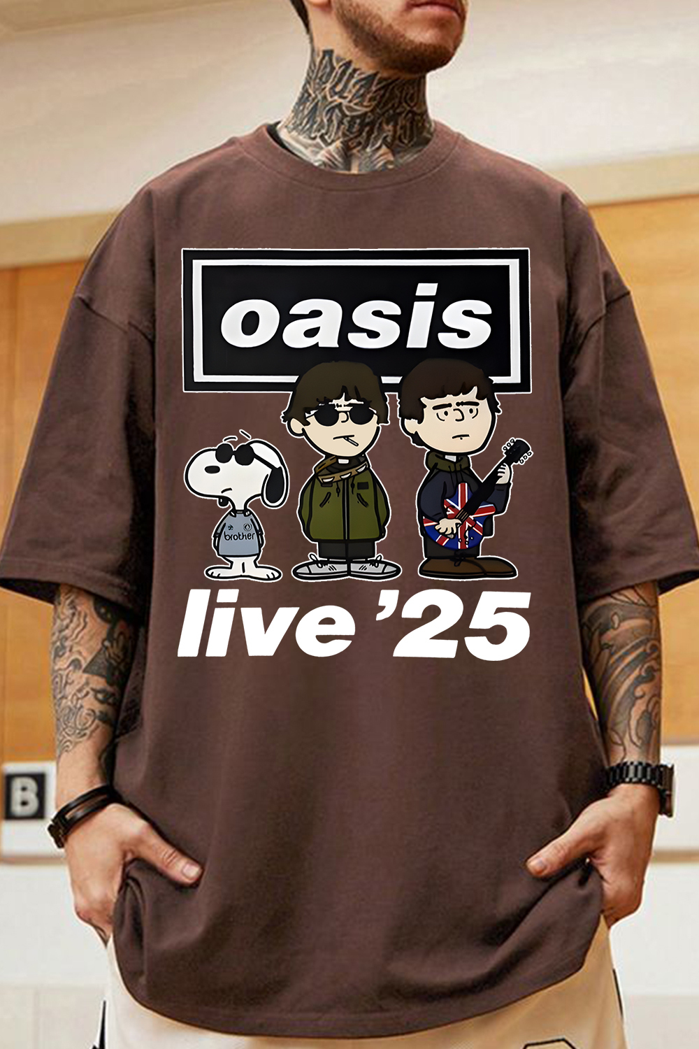 Snoopy x oasis tee