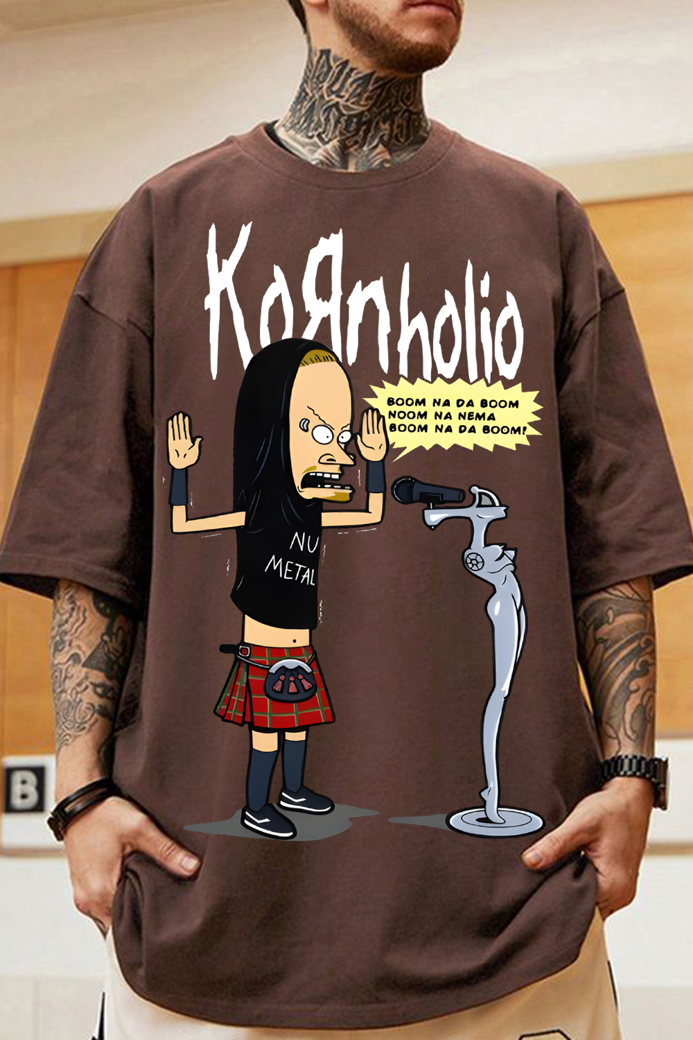 Korn Beavis and Butthead Shirt For Men