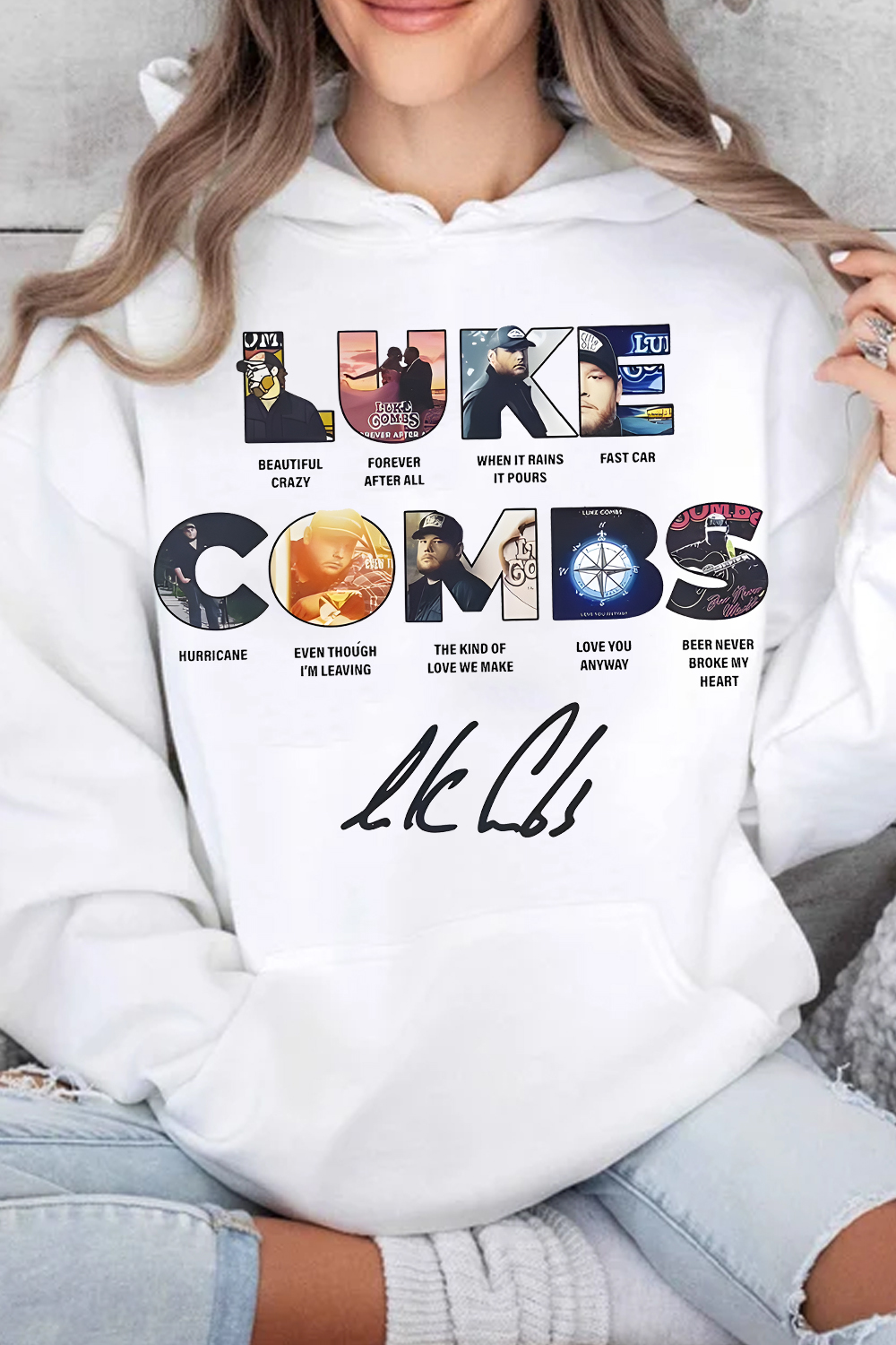 Luke Combs Tour 2025 Hoodie For Women