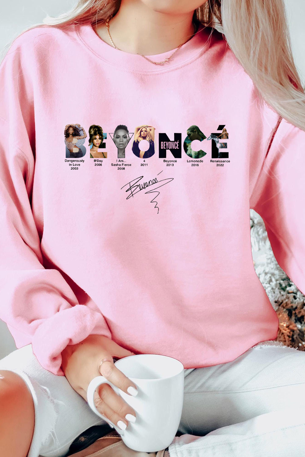 Vintage Beyonce Albums Sweatshirt