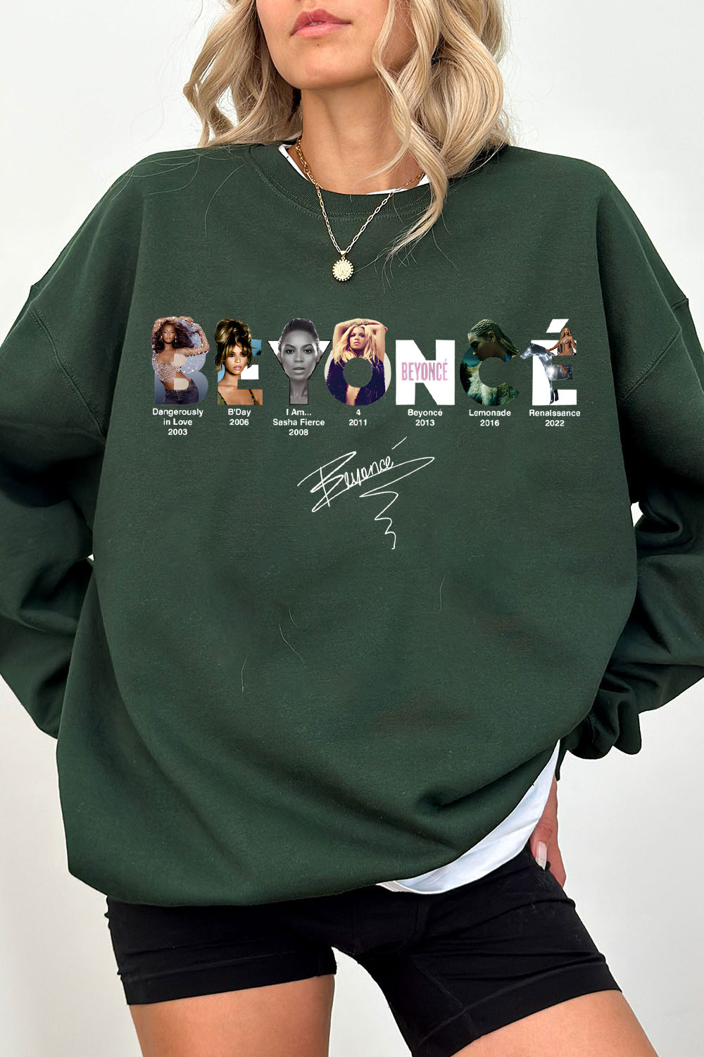 Vintage Beyonce Albums Sweatshirt