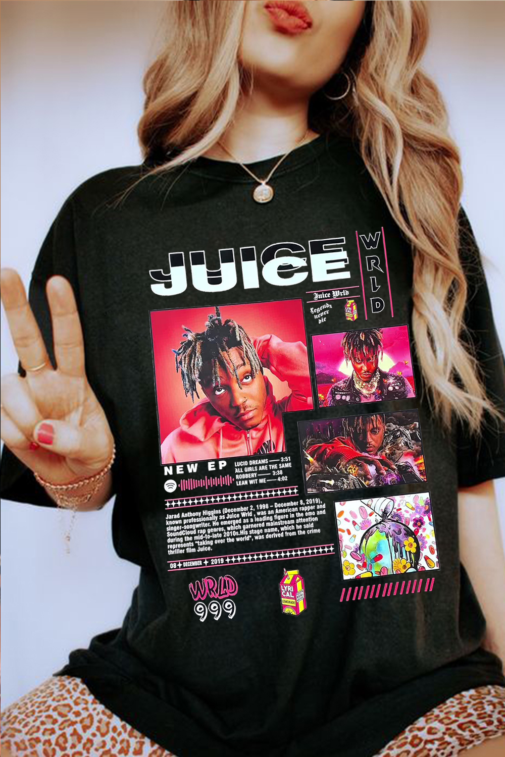 JUICE poster short-sleeved T-shirt