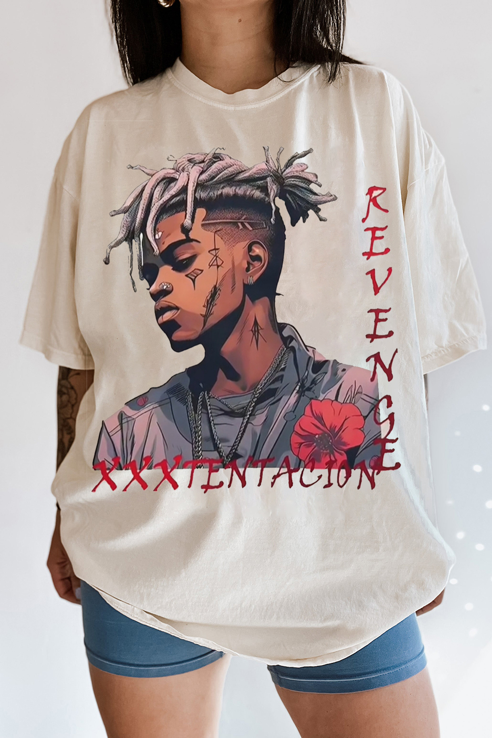 XXXTentacion round neck women's short-sleeved T-shirt