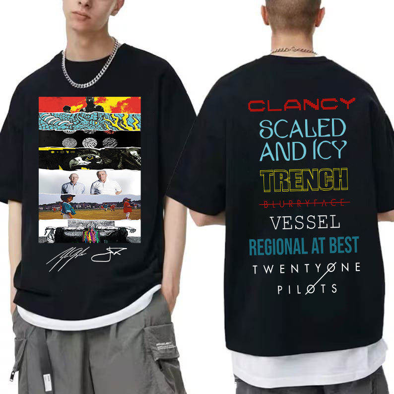 Twenty One Pilots Both Side T-Shirt-MEN