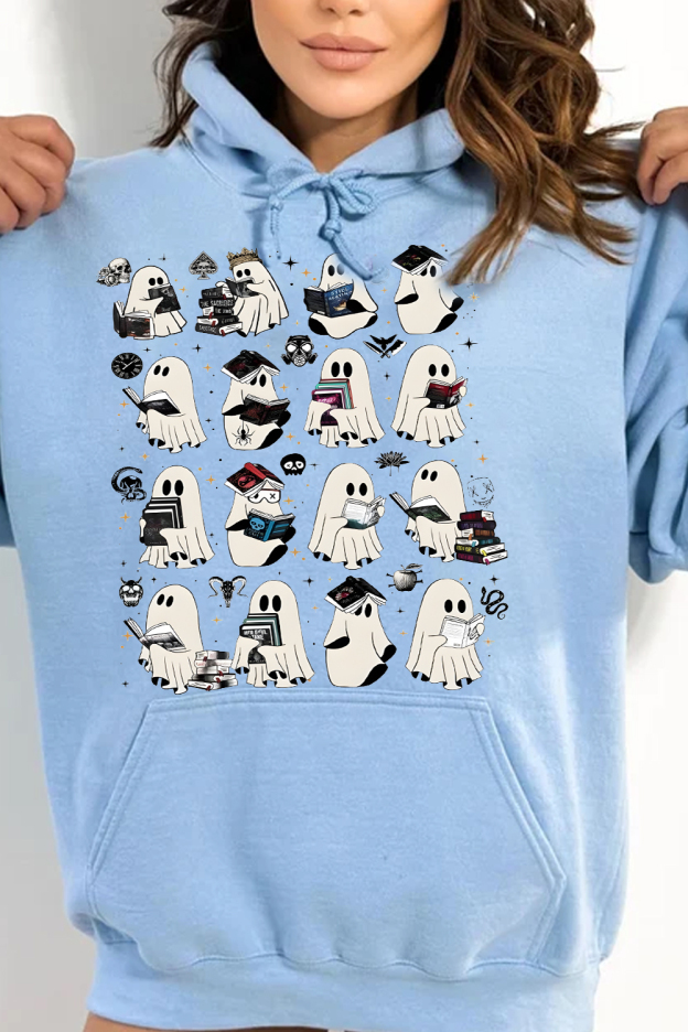 Ghost Reading Dark Romance Novels hoodies
