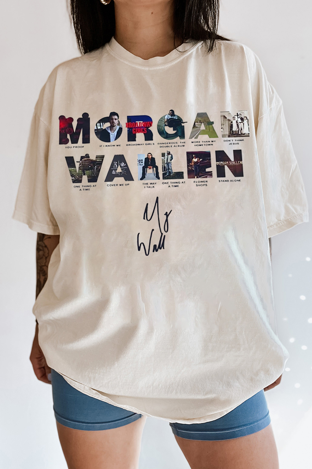 morganwallen cartoon short-sleeved women's t-shirt