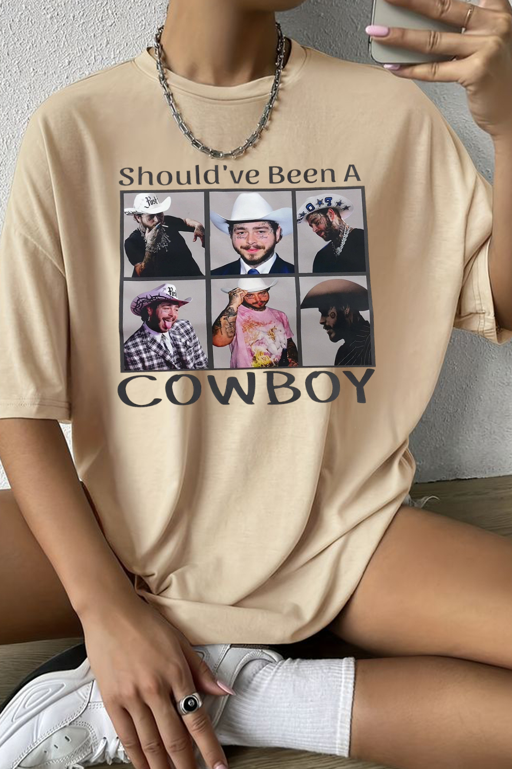 Post Malone’s  cowboy era round neck short sleeve T-shirt