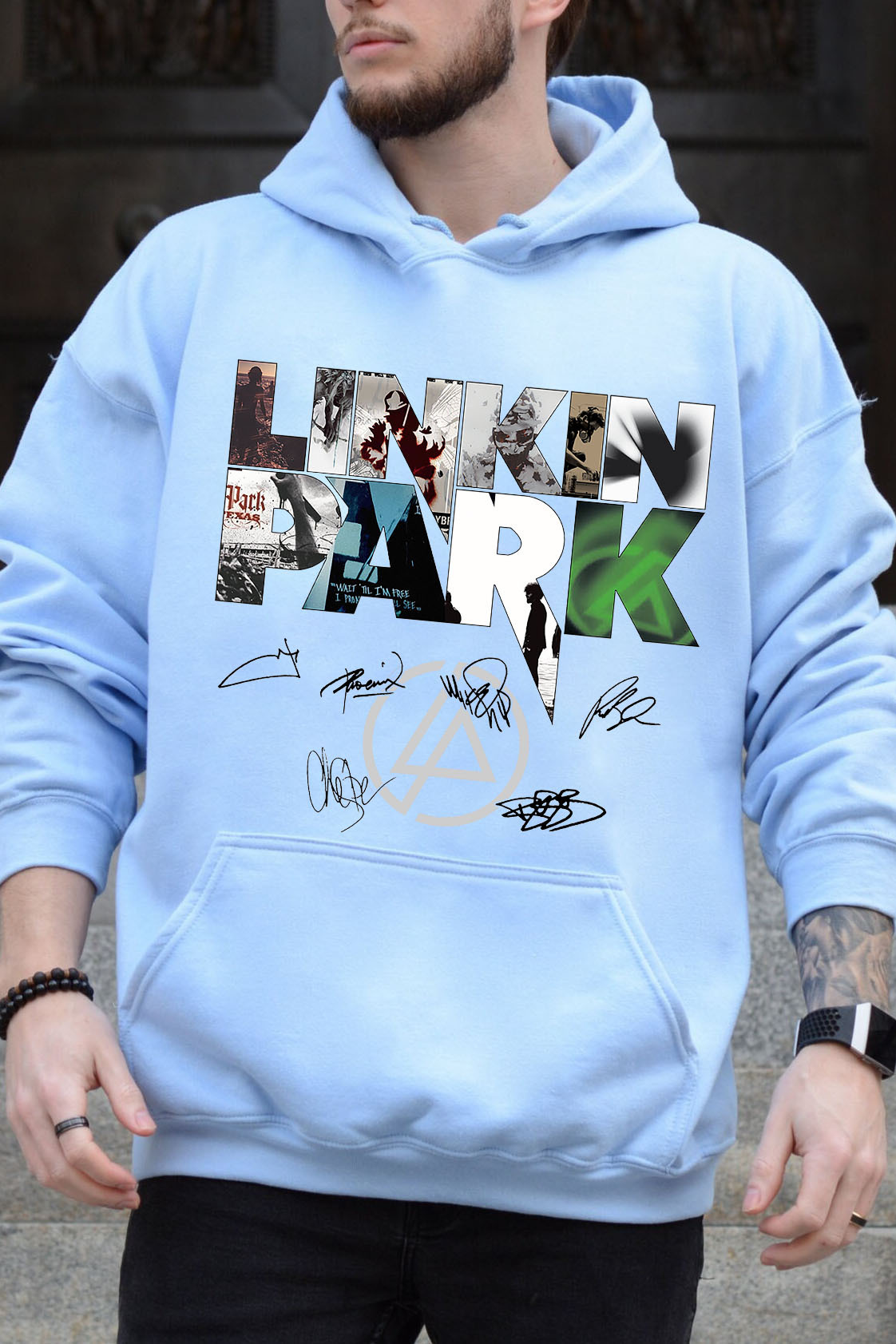 L P Albums -MEN Hoodie