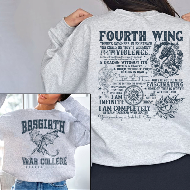 Dragon Basgiath 2 Sides Sweatshirt