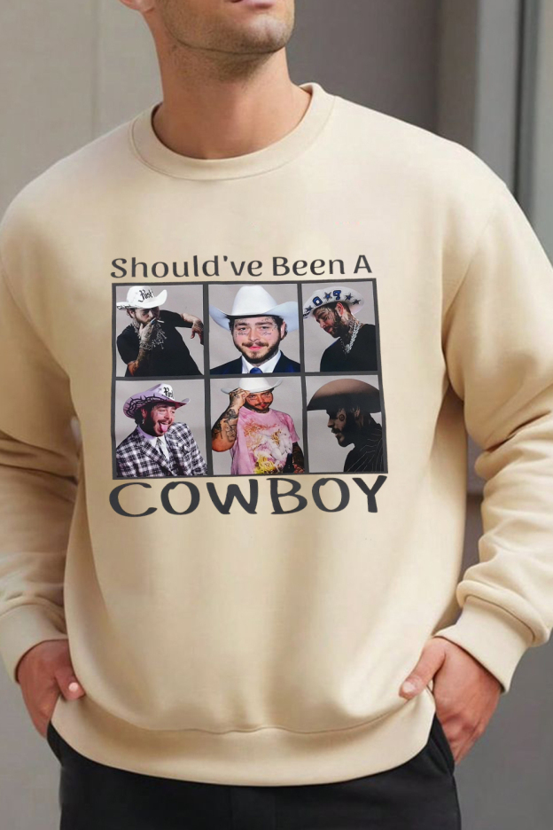Post Malone’s cowboy era crew neck sweatshirt