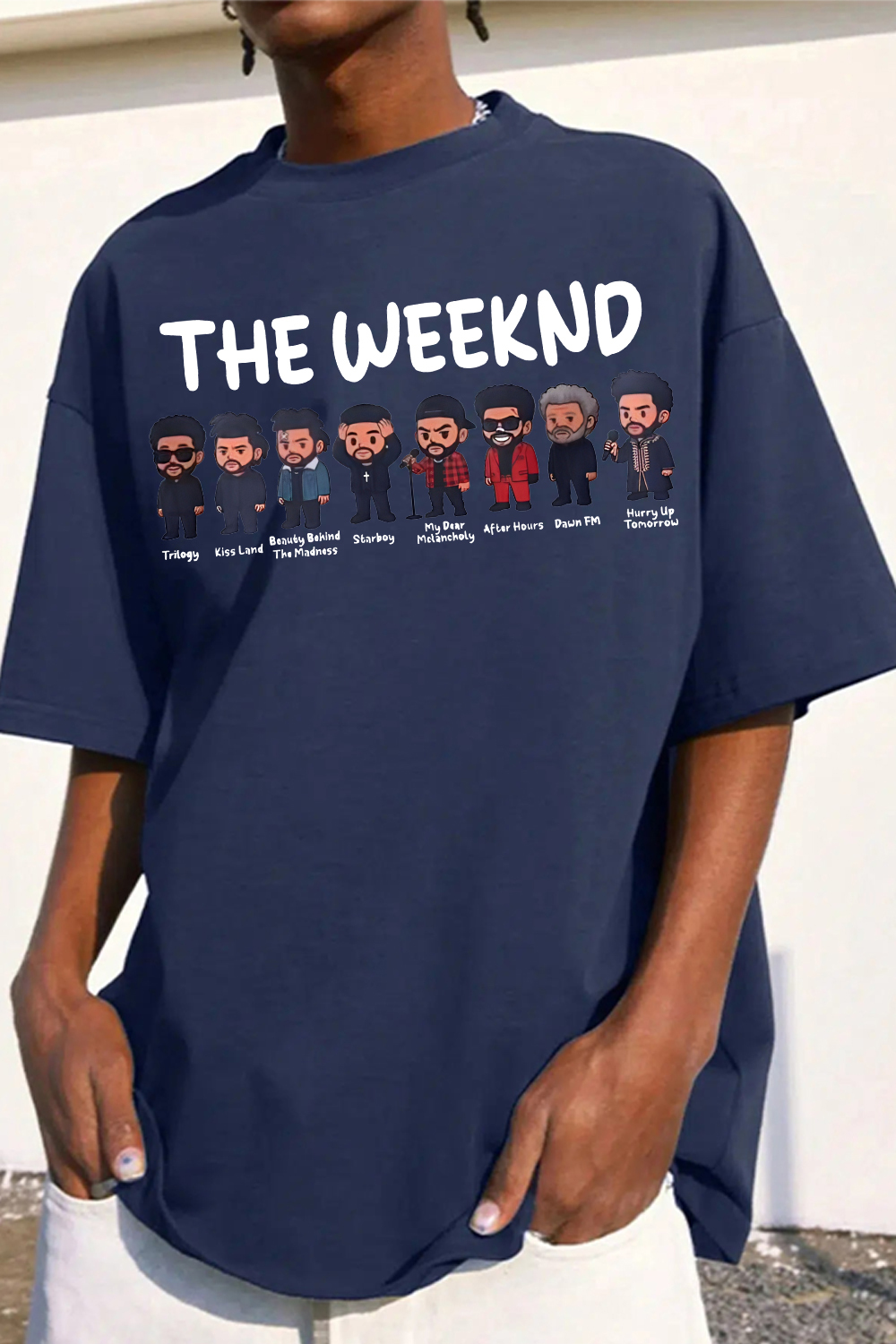Rock The Weeknd tee and shine brighter
