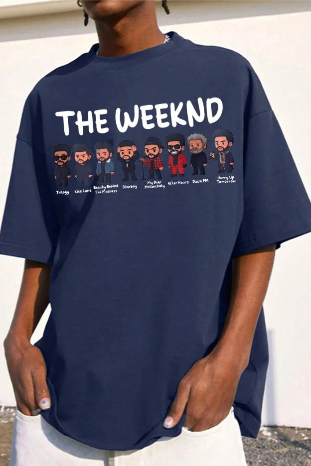 Rock The Weeknd tee and shine brighter