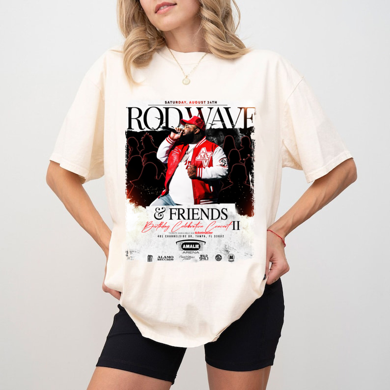 Rod Wave Birthday Bash 2024 Shirt