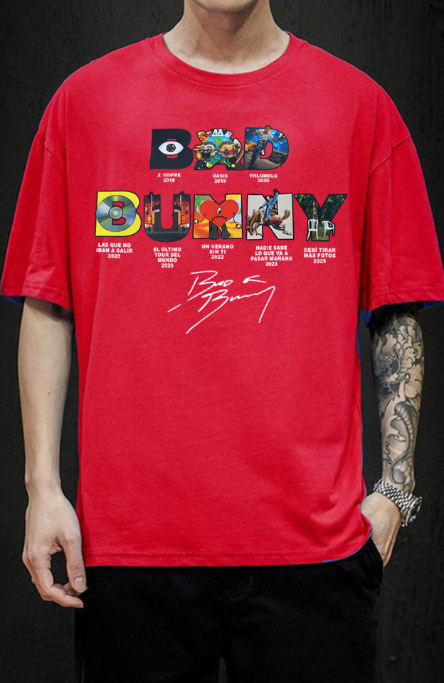 Bad Bunny Concert DTML Album tee For Men