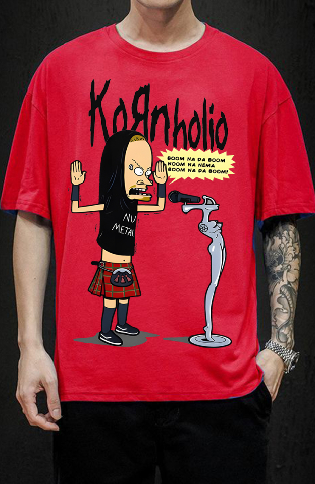 Korn Beavis and Butthead Shirt For Men