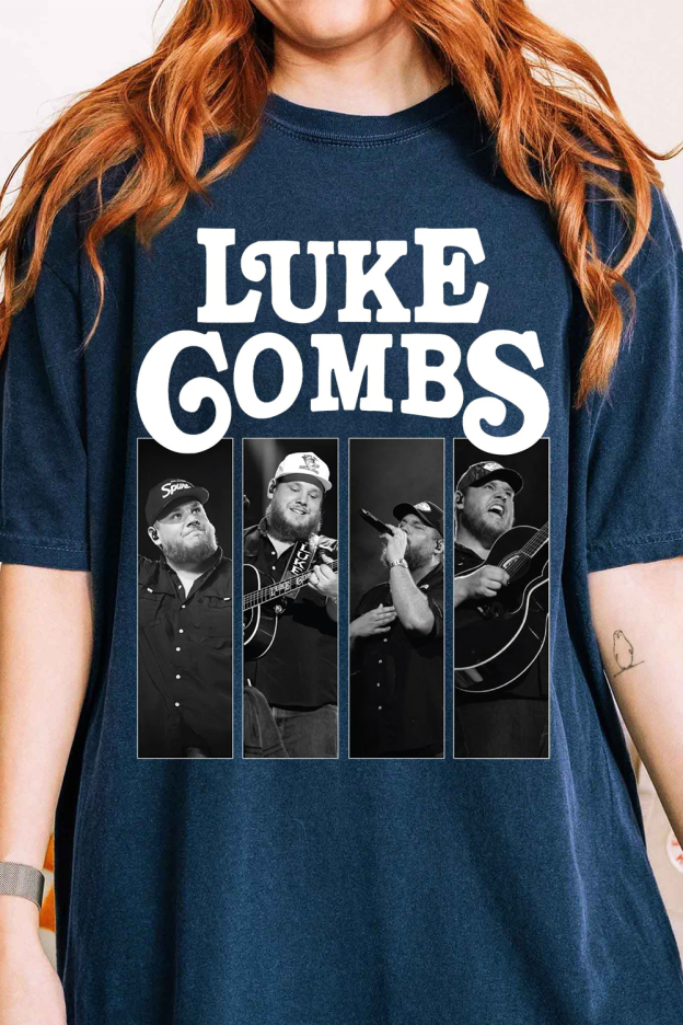 Luke Combs Country Music Tee  For Women