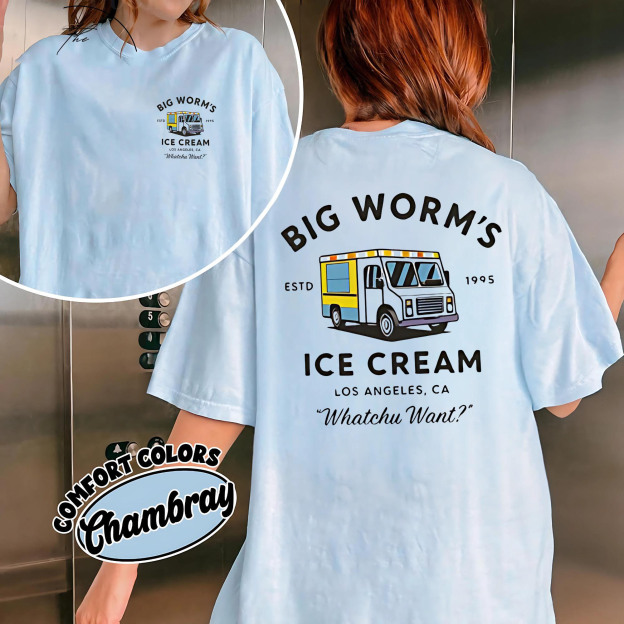 Big Worm Ice Cream Friday Movie Unisex Shirt