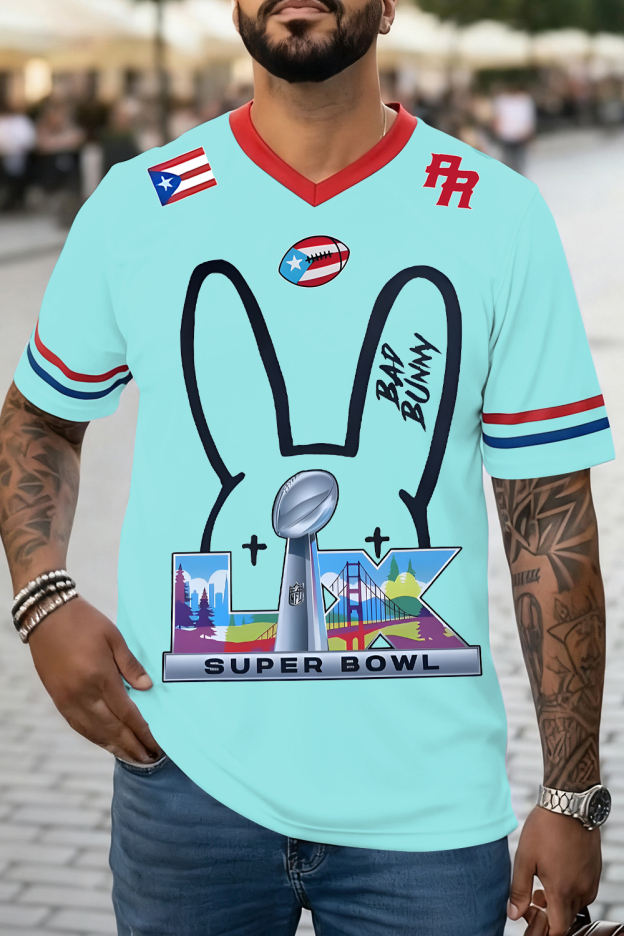 Bunny Ears Bad Bunny? Benito Football Jersey