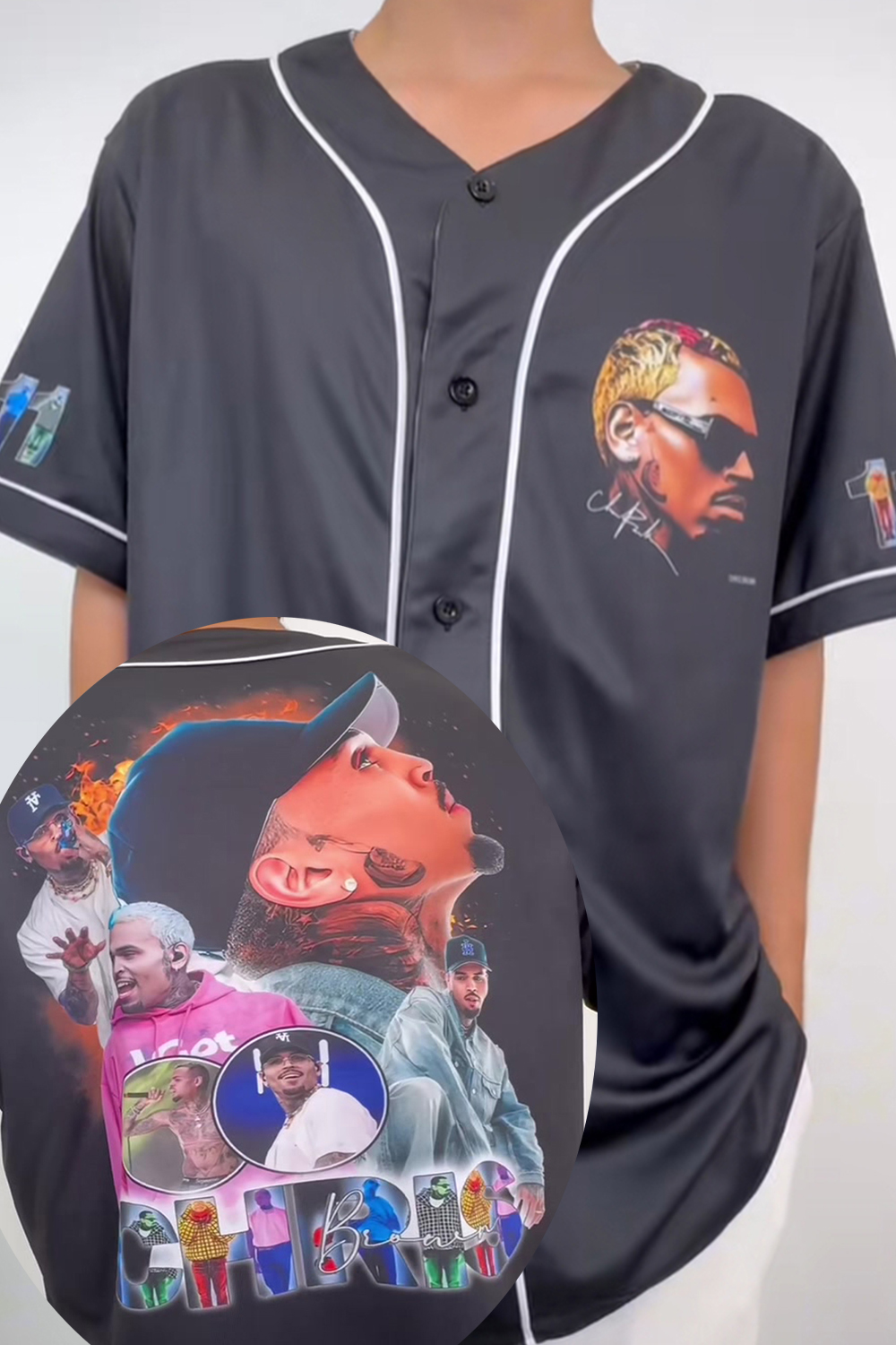CBrown 1111 Tour Baseball Jersey