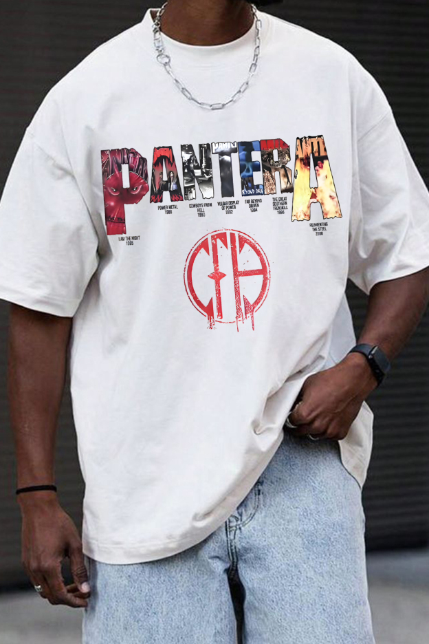 pantera short sleeve men t-shirt
