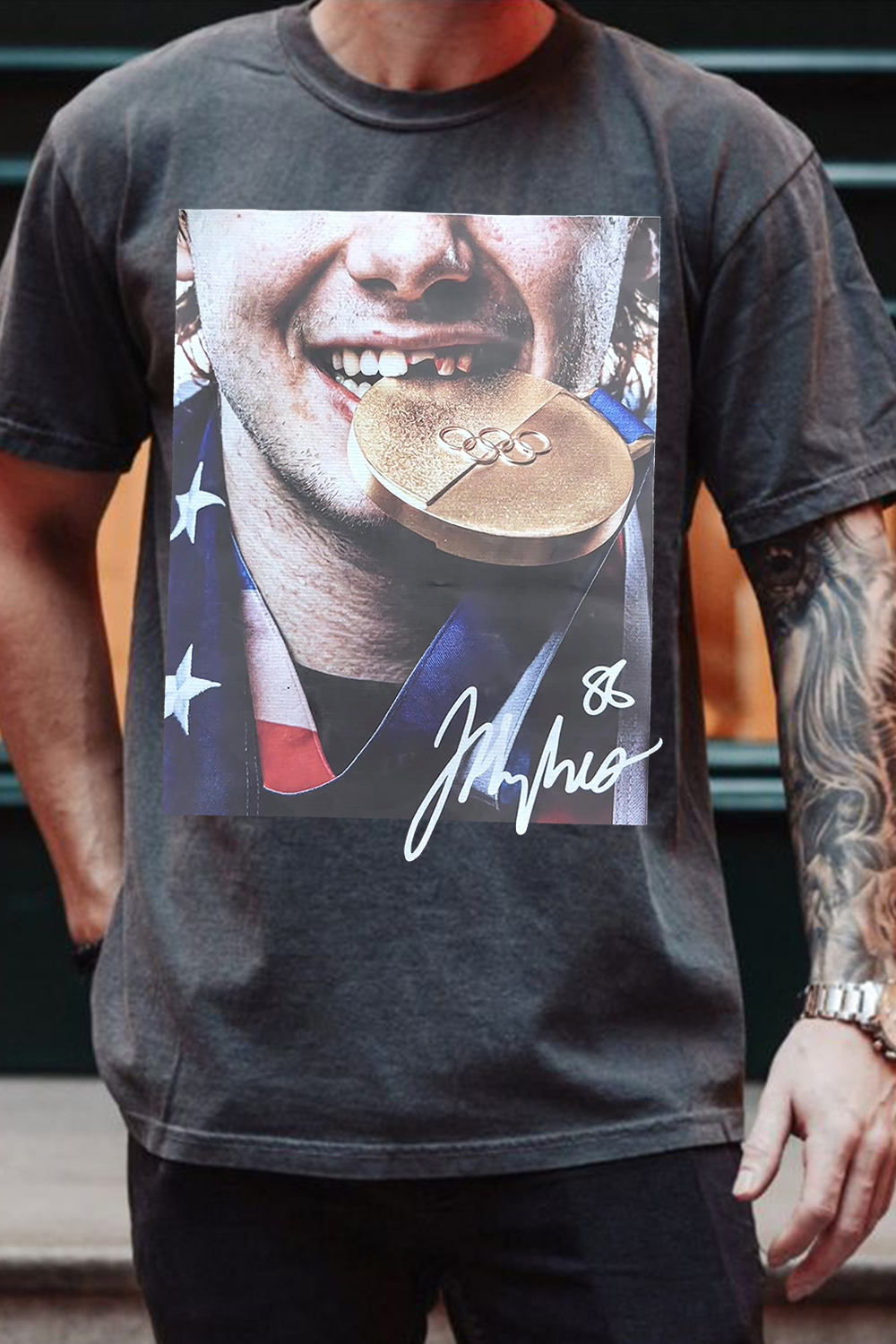 Jack Hughes Golden Gold Shirt For Men