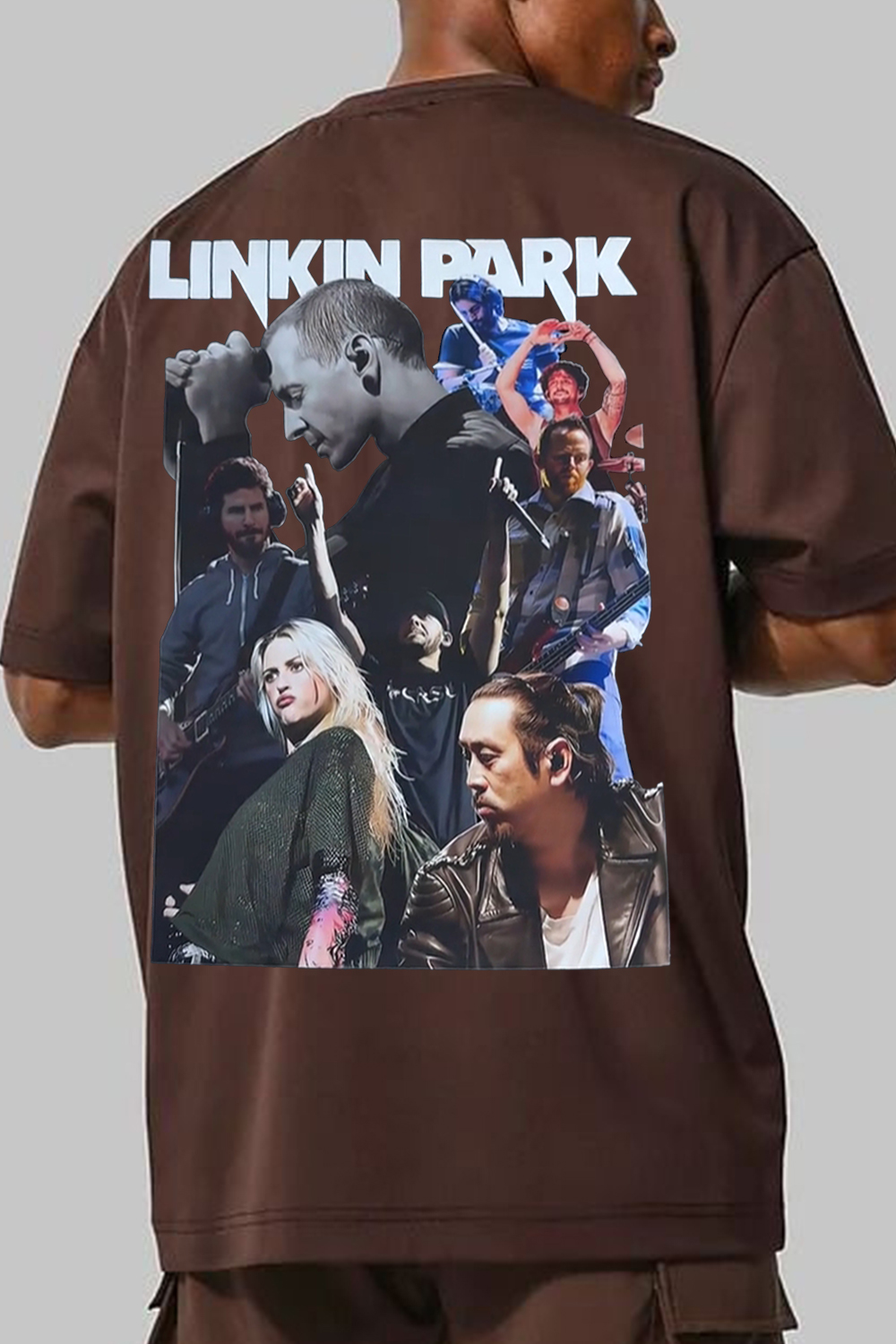 linkinpark back print t-shirt