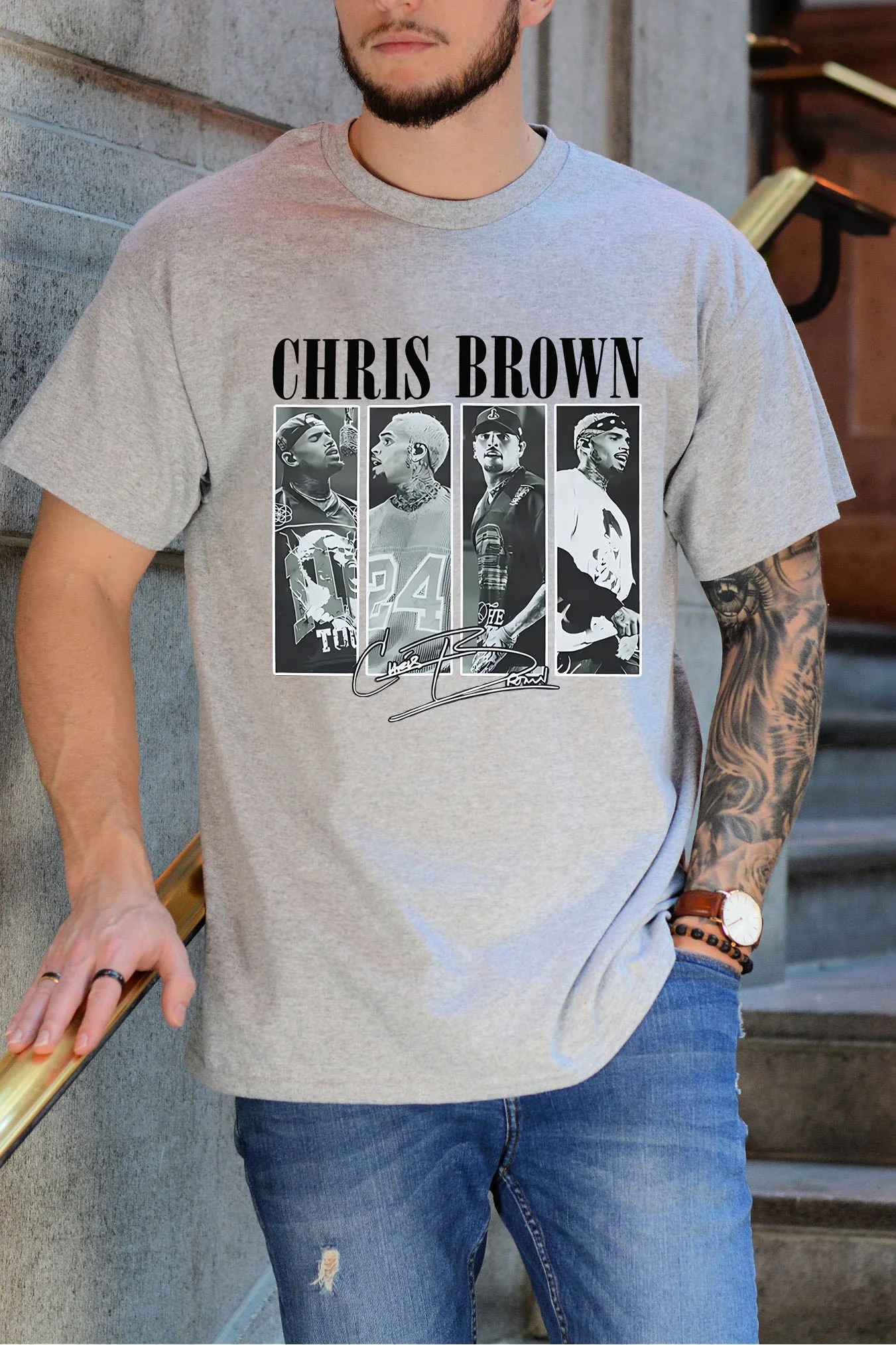 Chris Brown Concert Merch Tee For Men