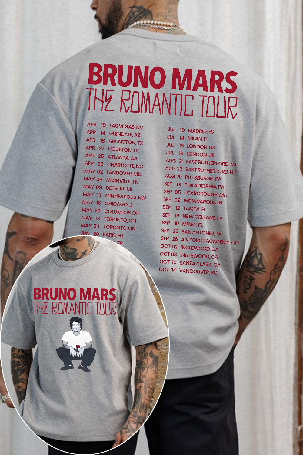 Bruno Mars Concert Tee